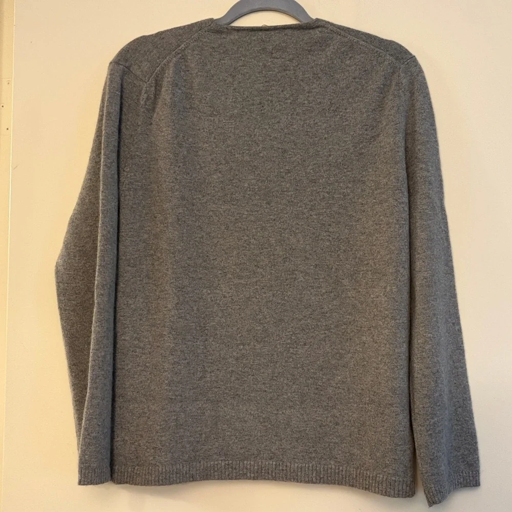 Esperanto Women’s 100% cashmere grey long sleeve sweater size‎ small